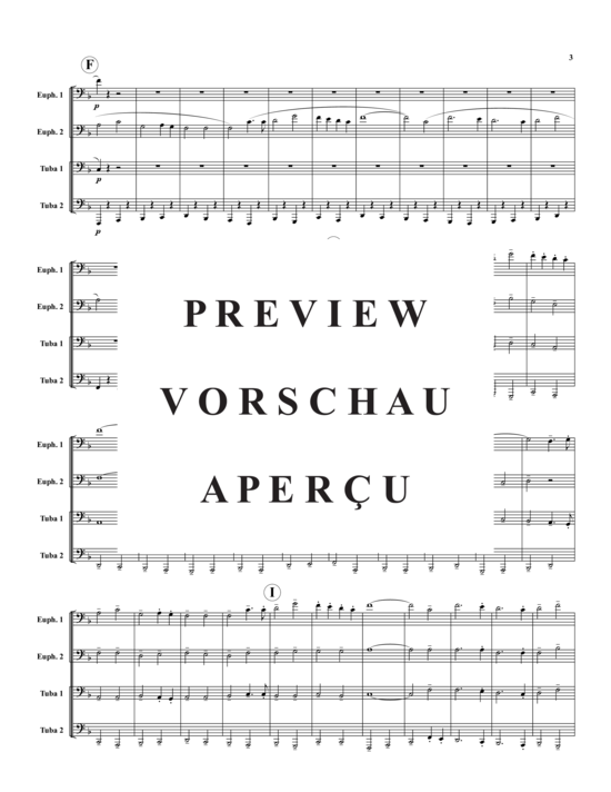 Product gallery: Page 4 of 21 Suite in F- 4 Sätze , , (Tuba Quartet: 2x Baritone, 2xTuba)