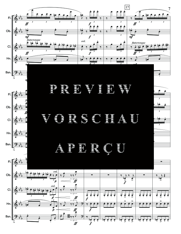 Produktgalerie: Seite 11 von 11 Rite of Spring for, The , , (Holzbläser Quintett)