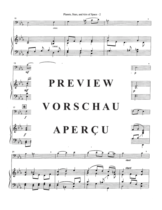 Product gallery: Page 5 of 8 Planets, Stars and Airs of Space , , (euphonium + piano)