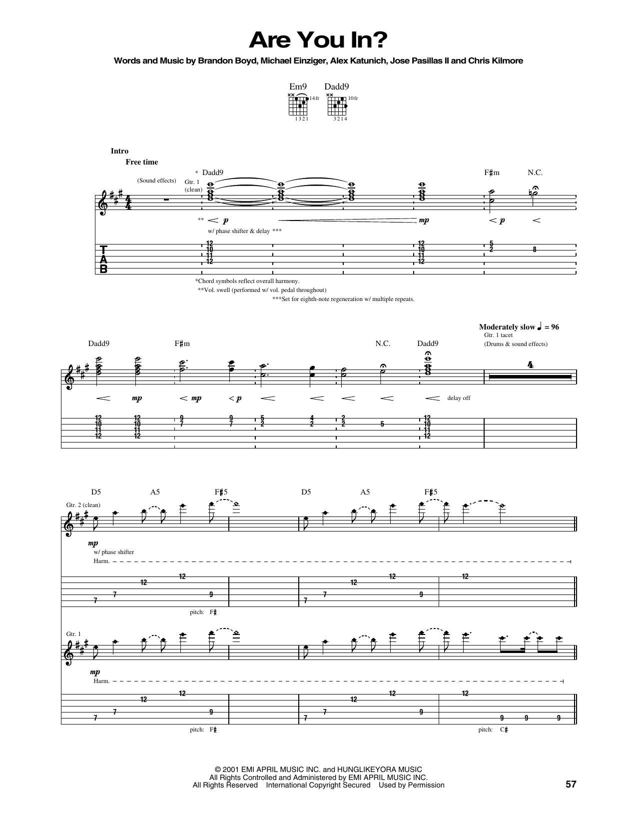 Product gallery: Page 1 of 1 Are You In?, Incubus