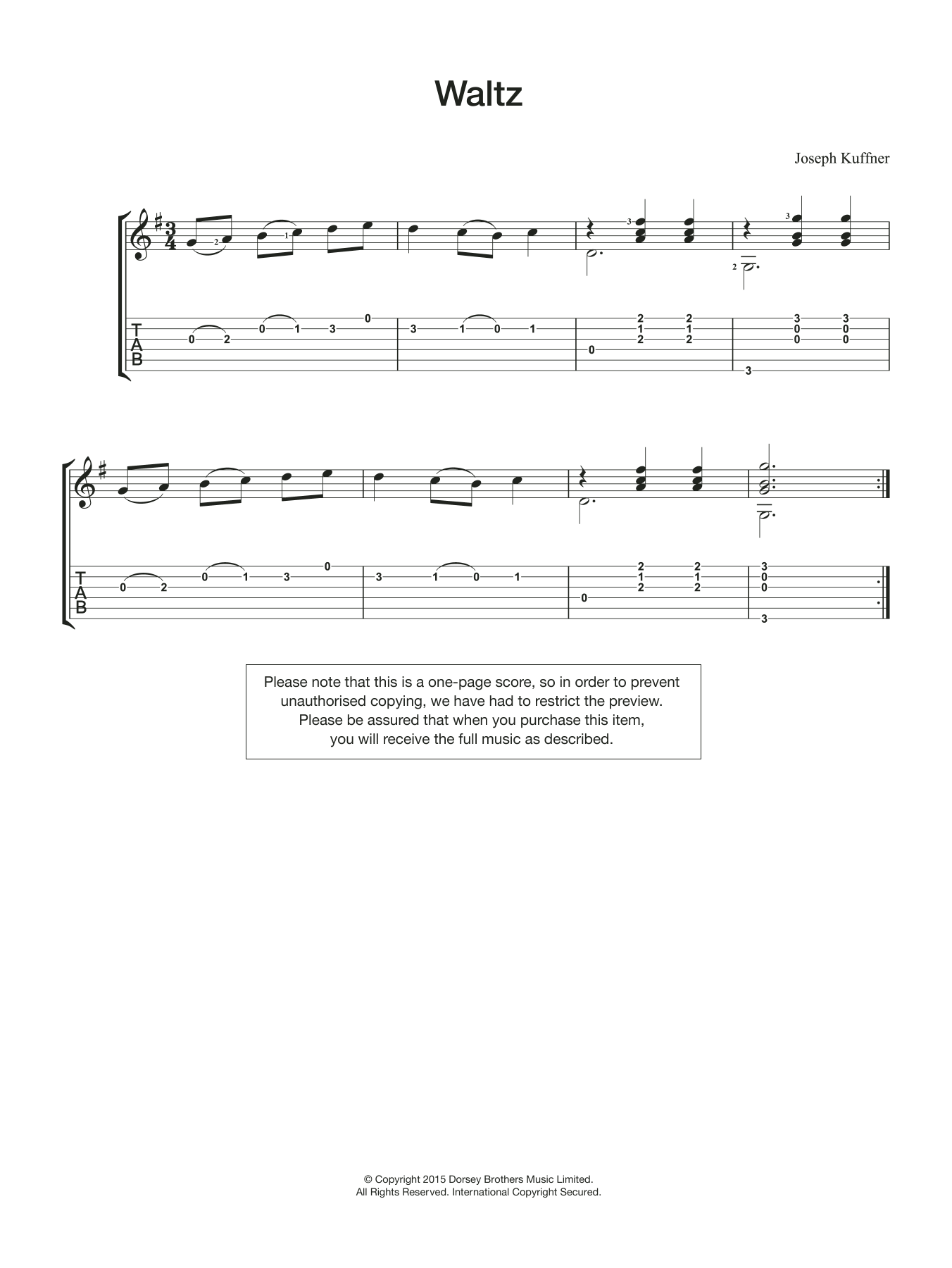 Produktbild zu: Waltz