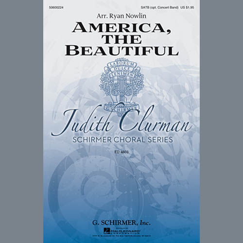 cover: America, The Beautiful, Ryan Nowlin, Chor