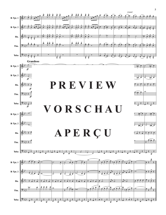 gallery: Stars & Stripes Forever , , (Blechbläserquintett)