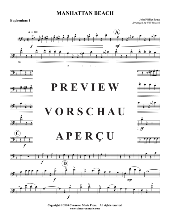 Product gallery: Page 6 of 17 Manhattan Beach , , (Tuba Quartet: 2x Baritone, 2xTuba)