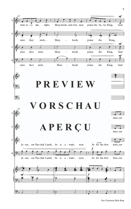 Produktgalerie: Seite 7 von 11 Our Christmas Bells Ring, , Gemischter Chor und Orgel