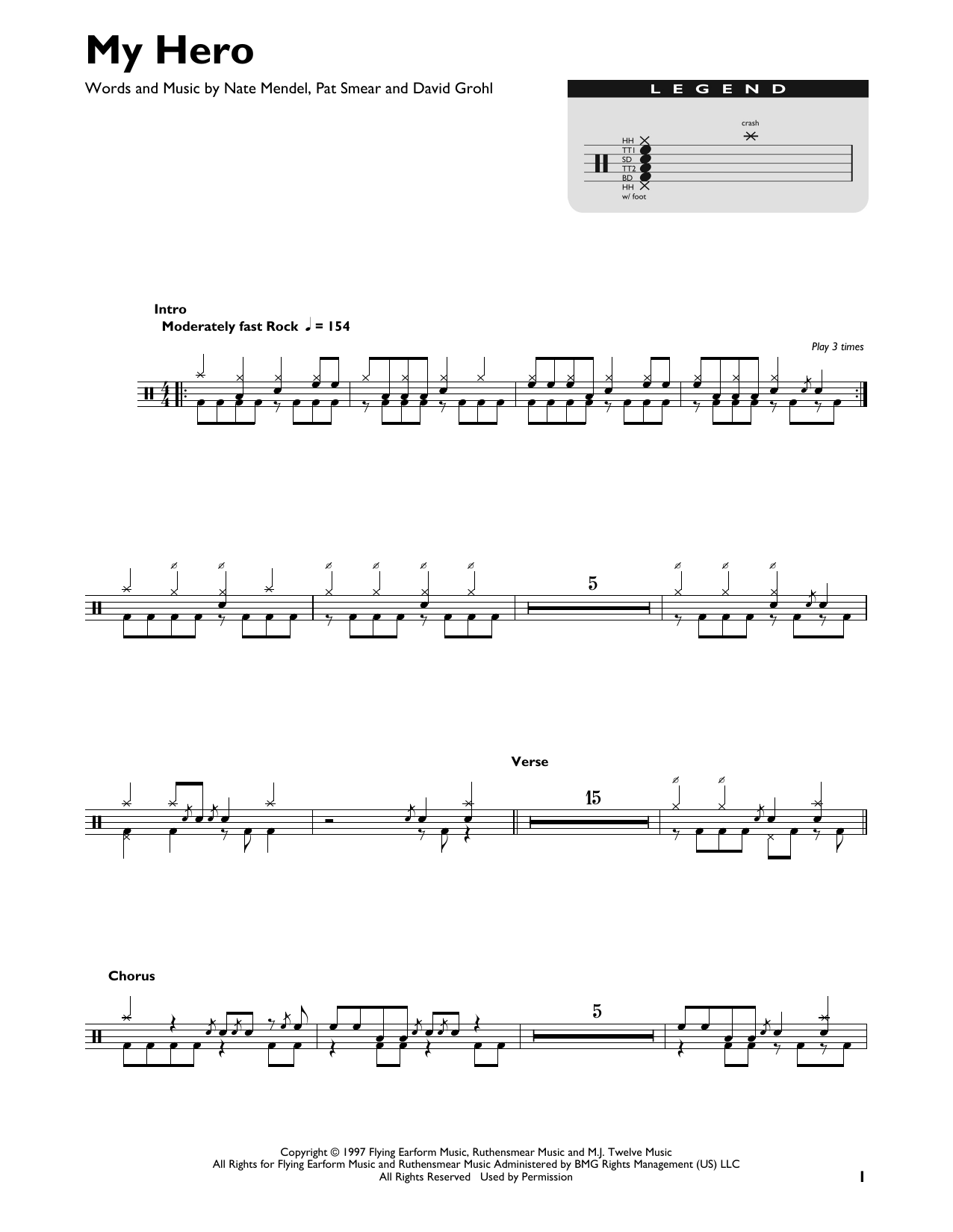 Product gallery: Page 1 of 1 My Hero, Foo Fighters