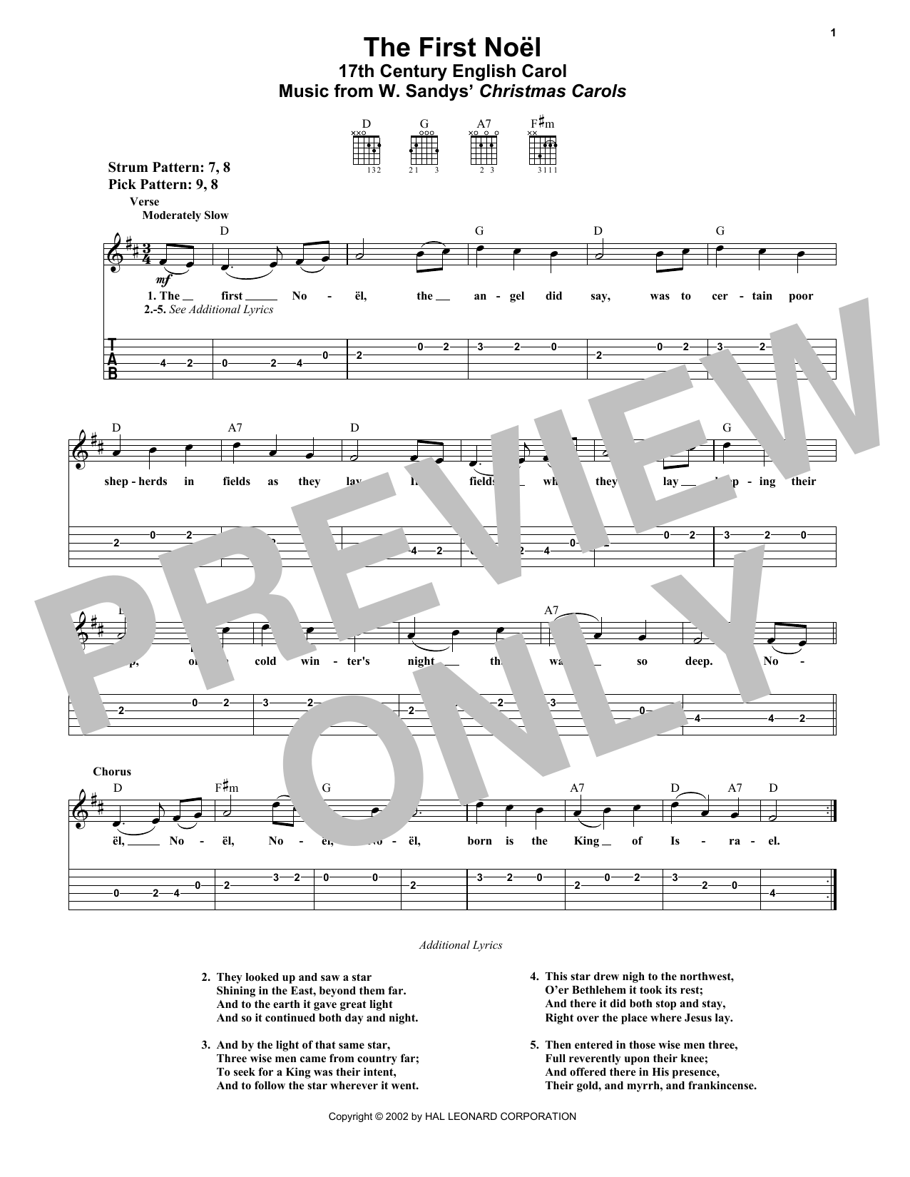 Product gallery: Page 1 of 1 The First Noel, 17th Century English Carol