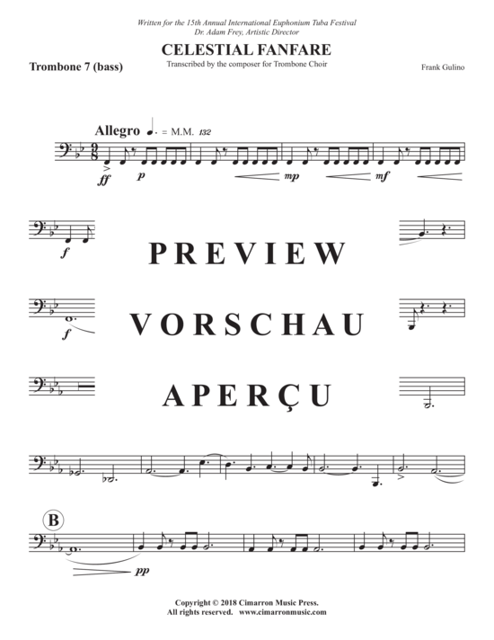 Product gallery: Page 21 of 21 Celestial Fanfare , , (Brass ensemble for 6x poaune + 2x bass trombone)