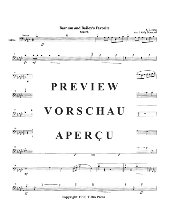 Product gallery: Page 13 of 18 Barnum and Bailey´s Favroite , , (Tuba Quartett EETT)