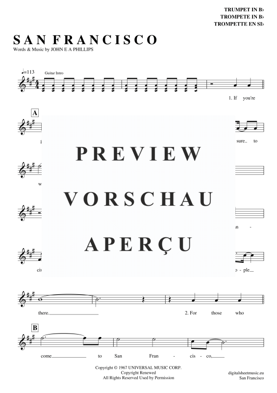 Produktgalerie: Seite 2 von 4 San Francisco, Mckenzie, Scott, Trompete in B