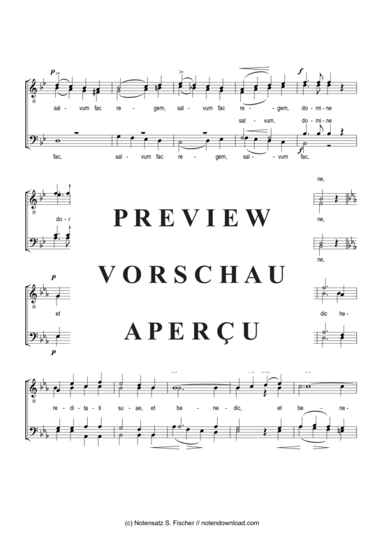 Product gallery: Page 3 of 5 Salvum fac regem , , (male choir)