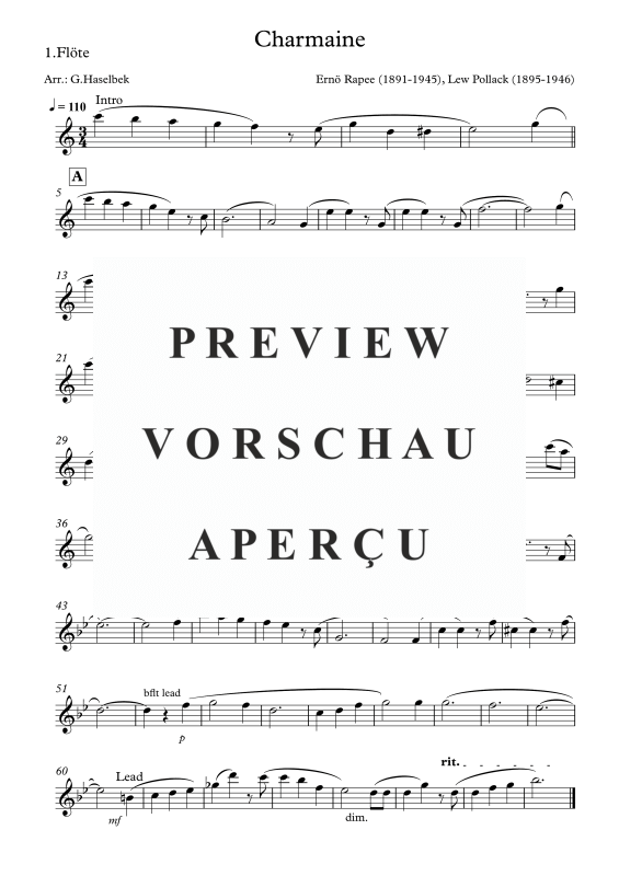 gallery: Charmaine, , Flute Quartet 3x Flute and Bass Flute