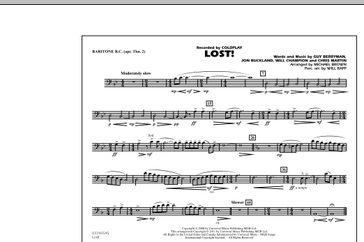 Product picture to: Lost! - Baritone B.C. (Opt. Tbn. 2)