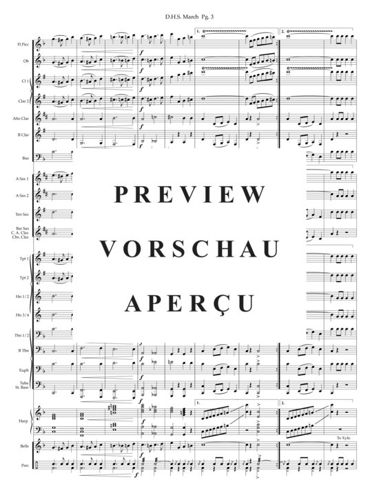 Product gallery: Page 4 of 21 D.H.S. Marsch , , (Concert Band)