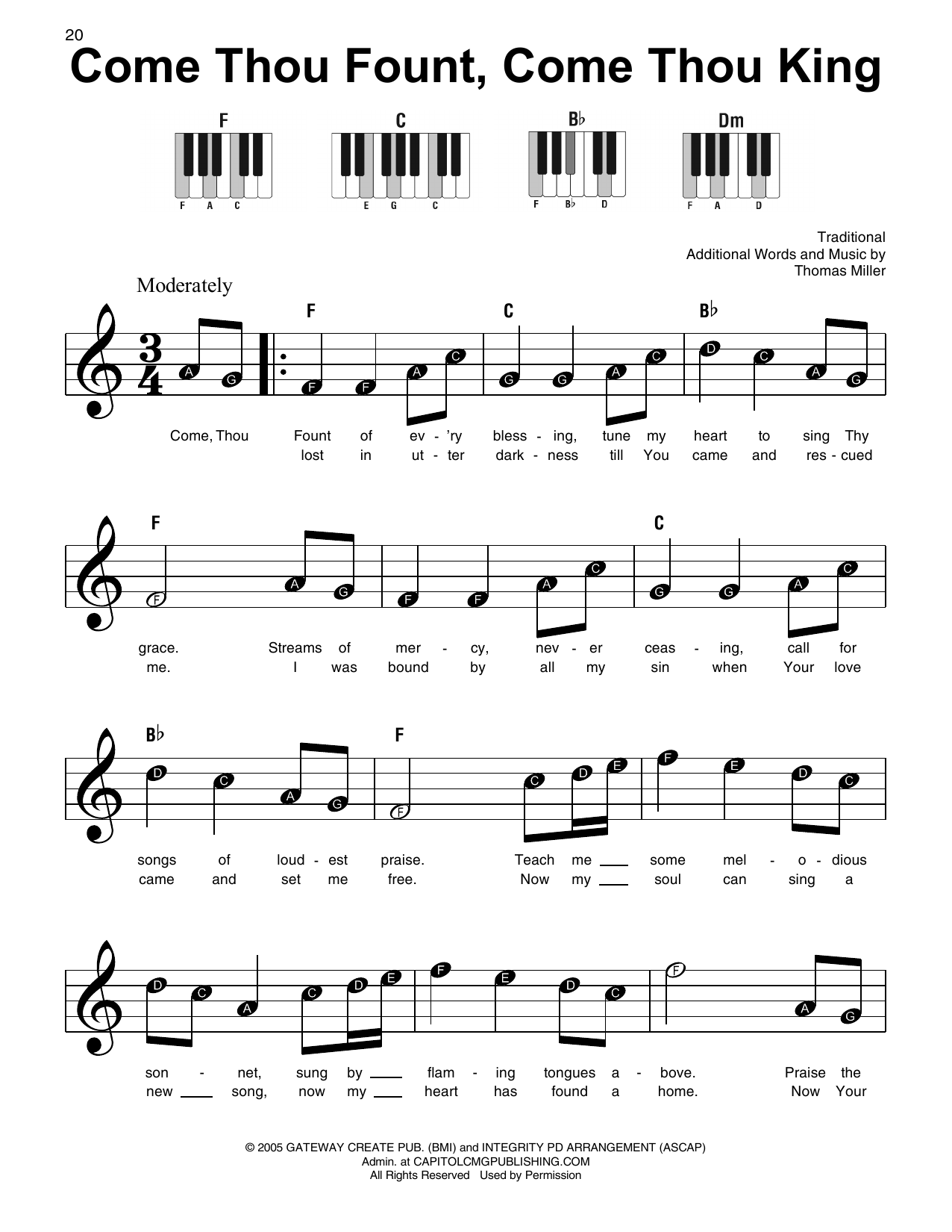 Produktbild zu: Come Thou Fount, Come Thou King