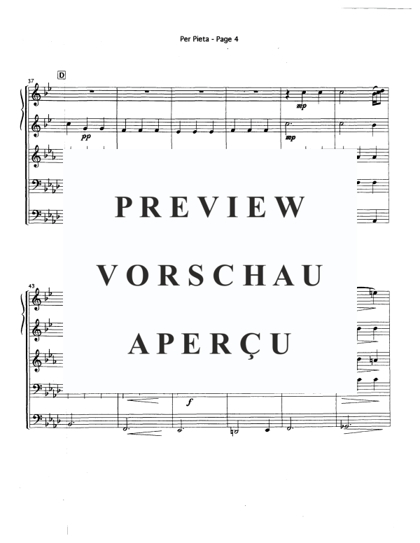 Produktgalerie: Seite 6 von 11 Per Pieta, , Blechbläser Quintett