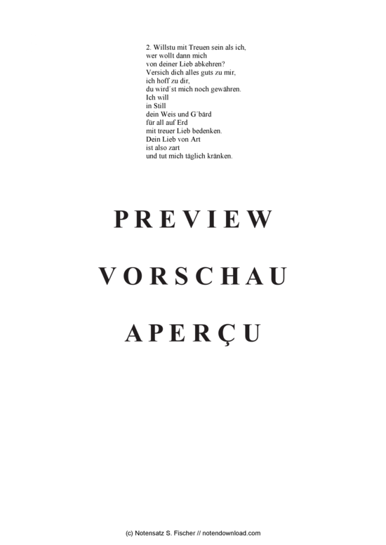 Produktgalerie: Seite 4 von 4 So ich, Herzlieb, nun von dir scheid , , (Gemischter Chor)