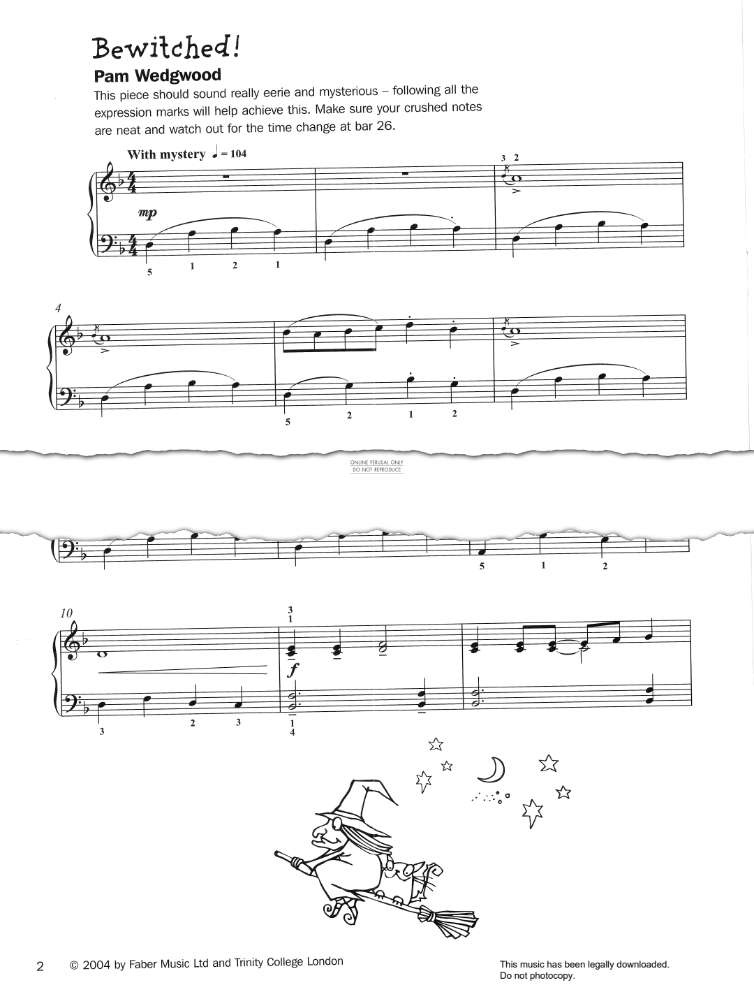 Produktgalerie: Seite 1 von 1 Bewitched, Pam Wedgwood, Klavier