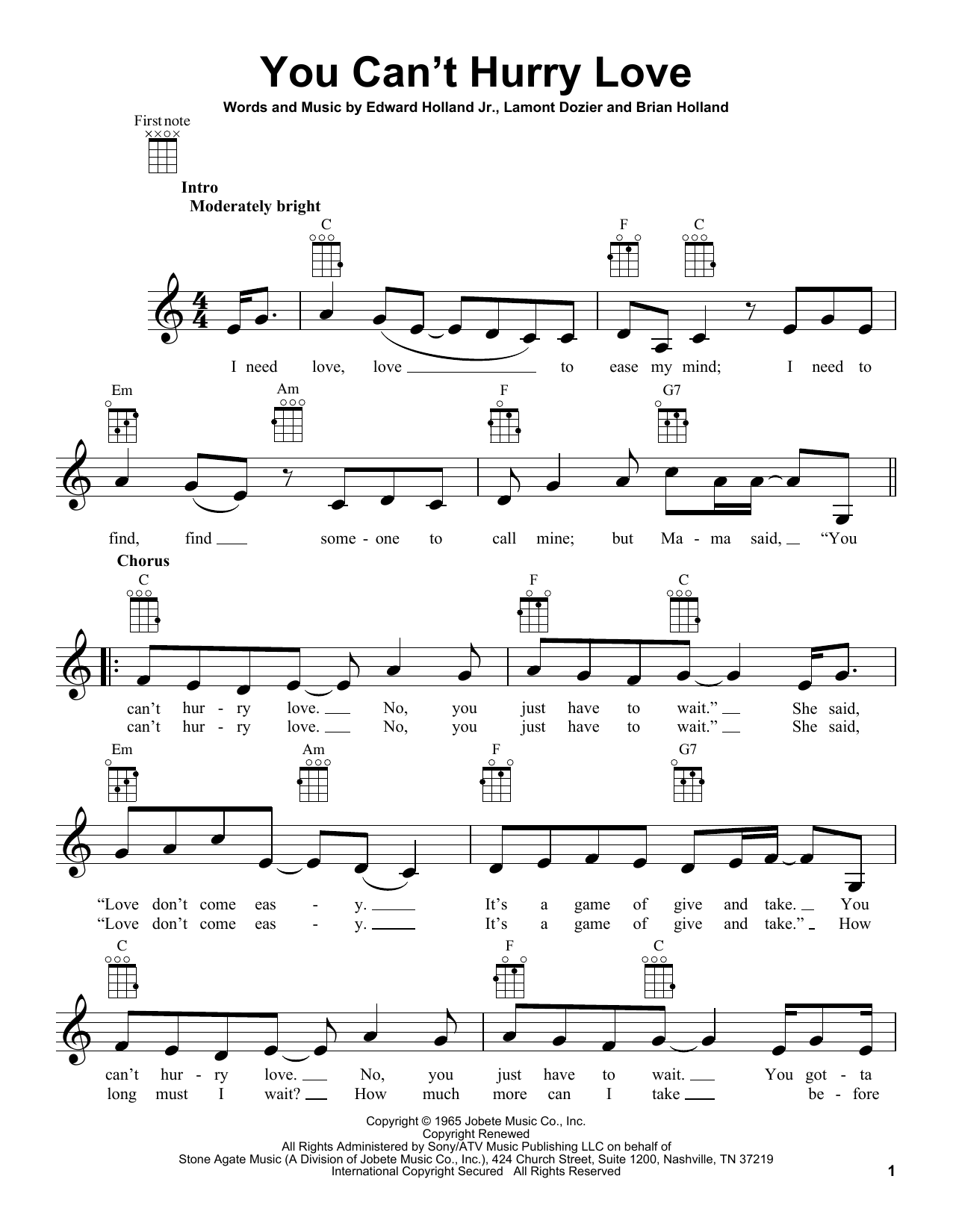 Product gallery: Page 1 of 1 You Can't Hurry Love, The Supremes