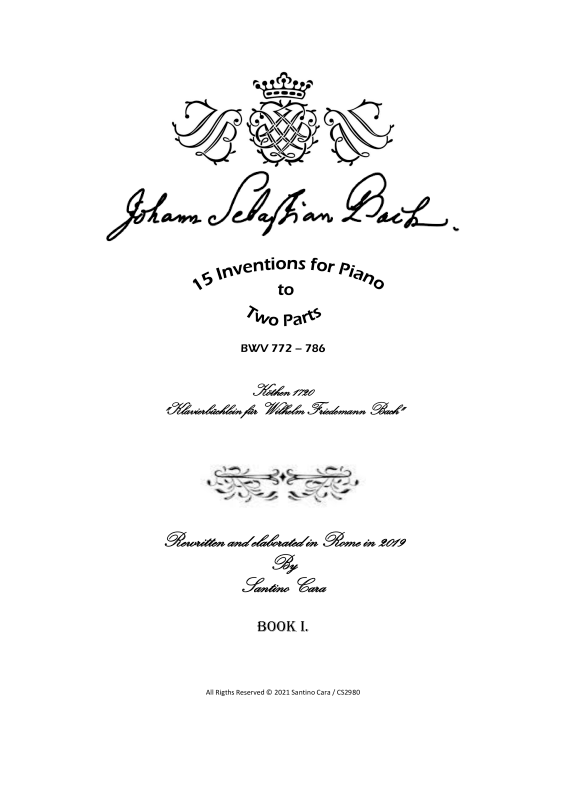 Produktbild zu: 15 Inventionen zu zwei StimmenJohann Sebastian Bach