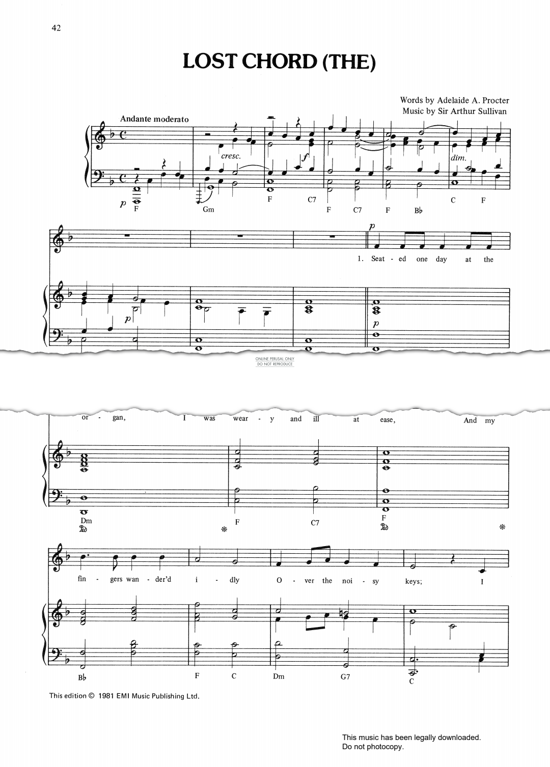 Produktbild zu: The Lost Chord