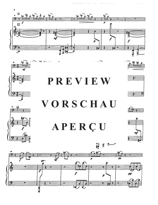 Product gallery: Page 6 of 21 Three Studies , , (euphonium + piano)