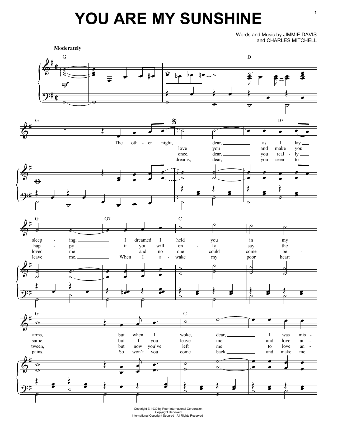 Produktgalerie: Seite 1 von 1 You Are My Sunshine, Norman Blake, Gesang, Klavier