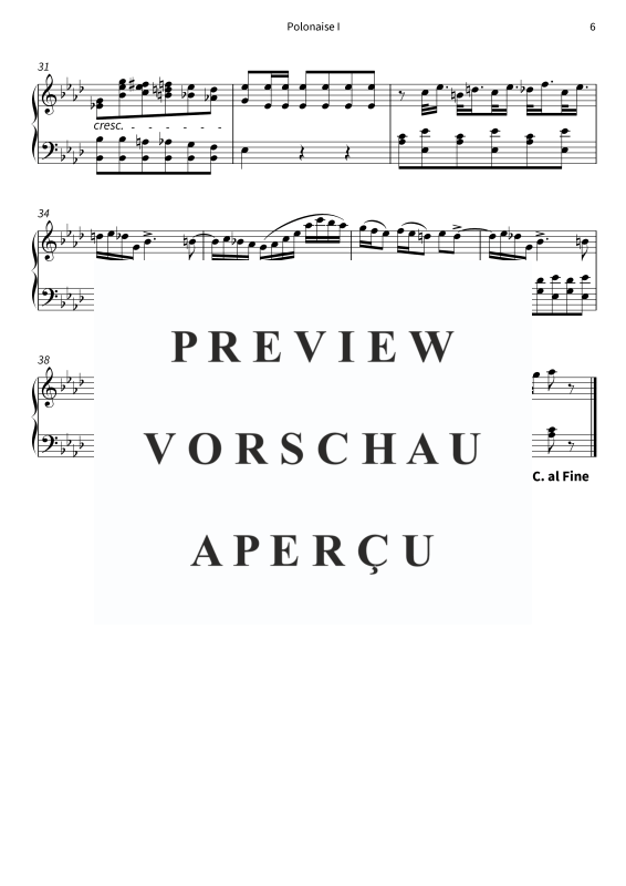 Product gallery: Page 8 of 11 Vier Polonaisen op. 1 - Klavierstücke der jungen Clara Wieck, , Solo Piano
