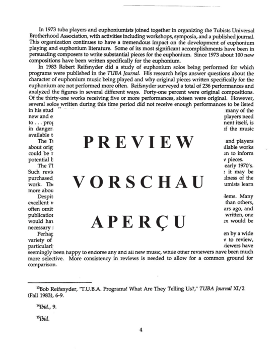 gallery: An Annotated Bibliography , , (Euphonium)