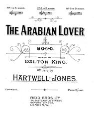 cover: The Arabian Lover, Hartwell-Jones, Gesang, Klavier