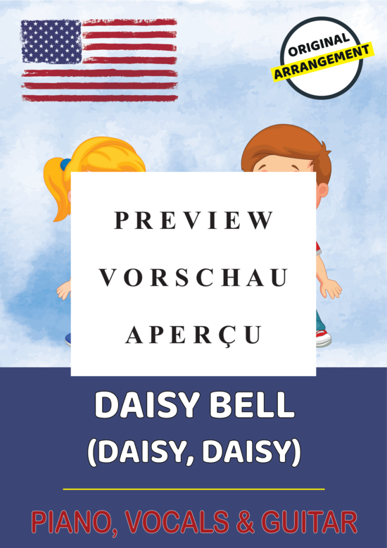 Produktgalerie: Seite 2 von 7 Daisy Bell (Daisy, Daisy), ,  (Gesang + Klavier, Gitarre)