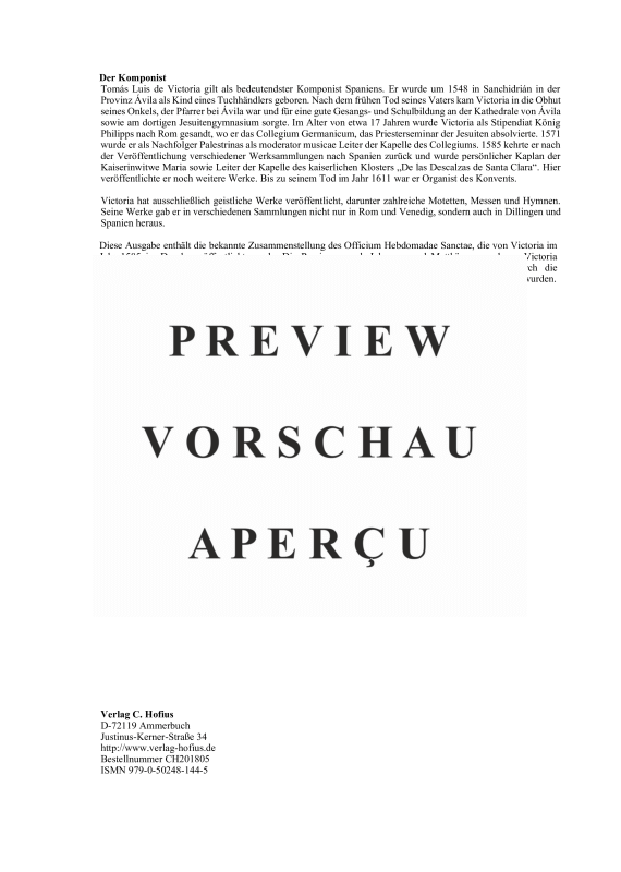gallery: Officium Hebdomadae Sanctum, , (Gemischter Chor)