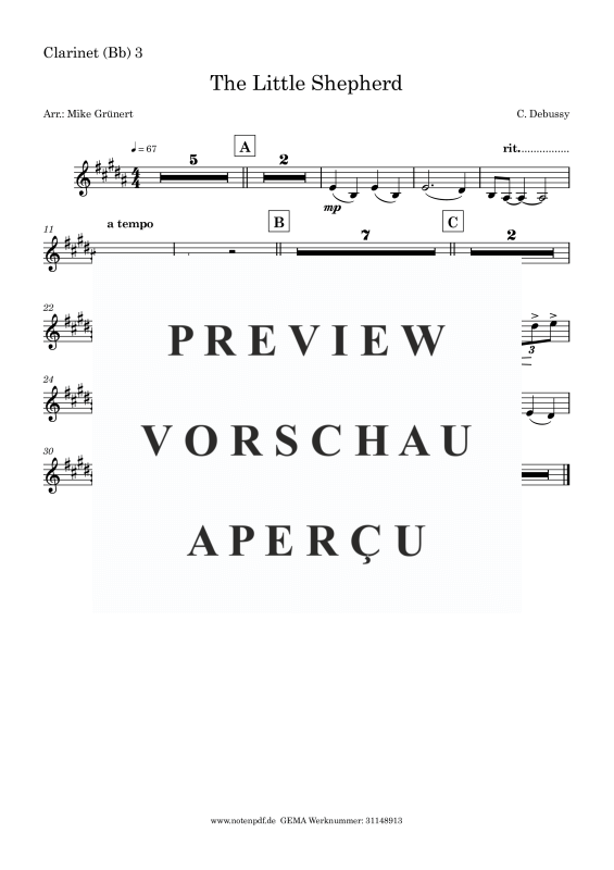 gallery: The Little Shepherd, , Großes Blasorchester