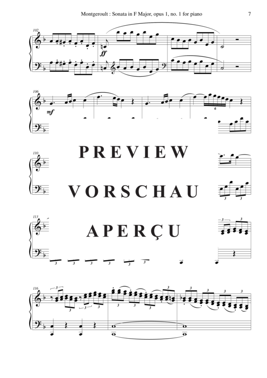 Product gallery: Page 8 of 18 Piano Sonata in F major, Opus 1 no. 1 , Nicolas Horvath, Piano Solo