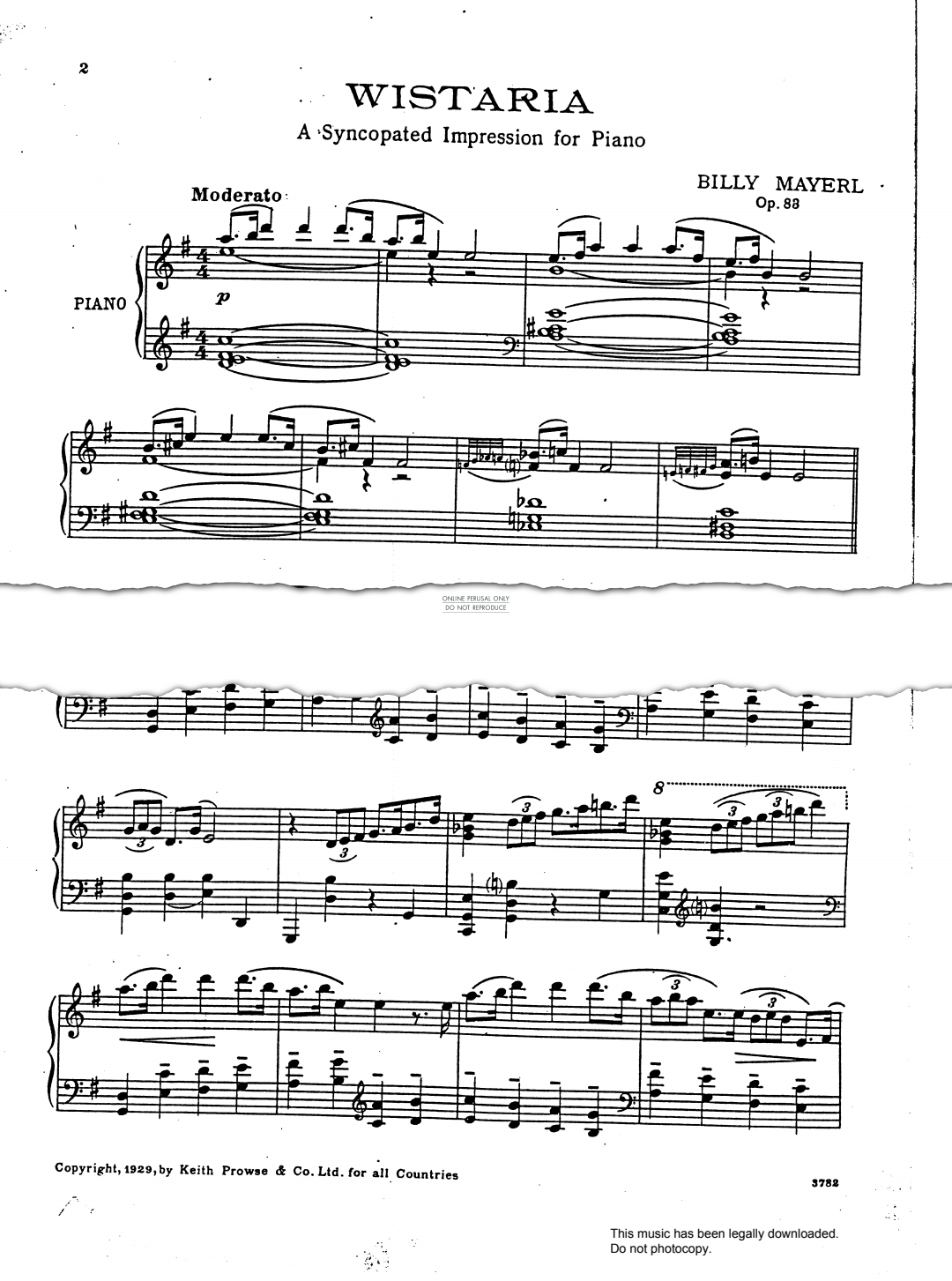 Product picture to: Wistaria Op.83