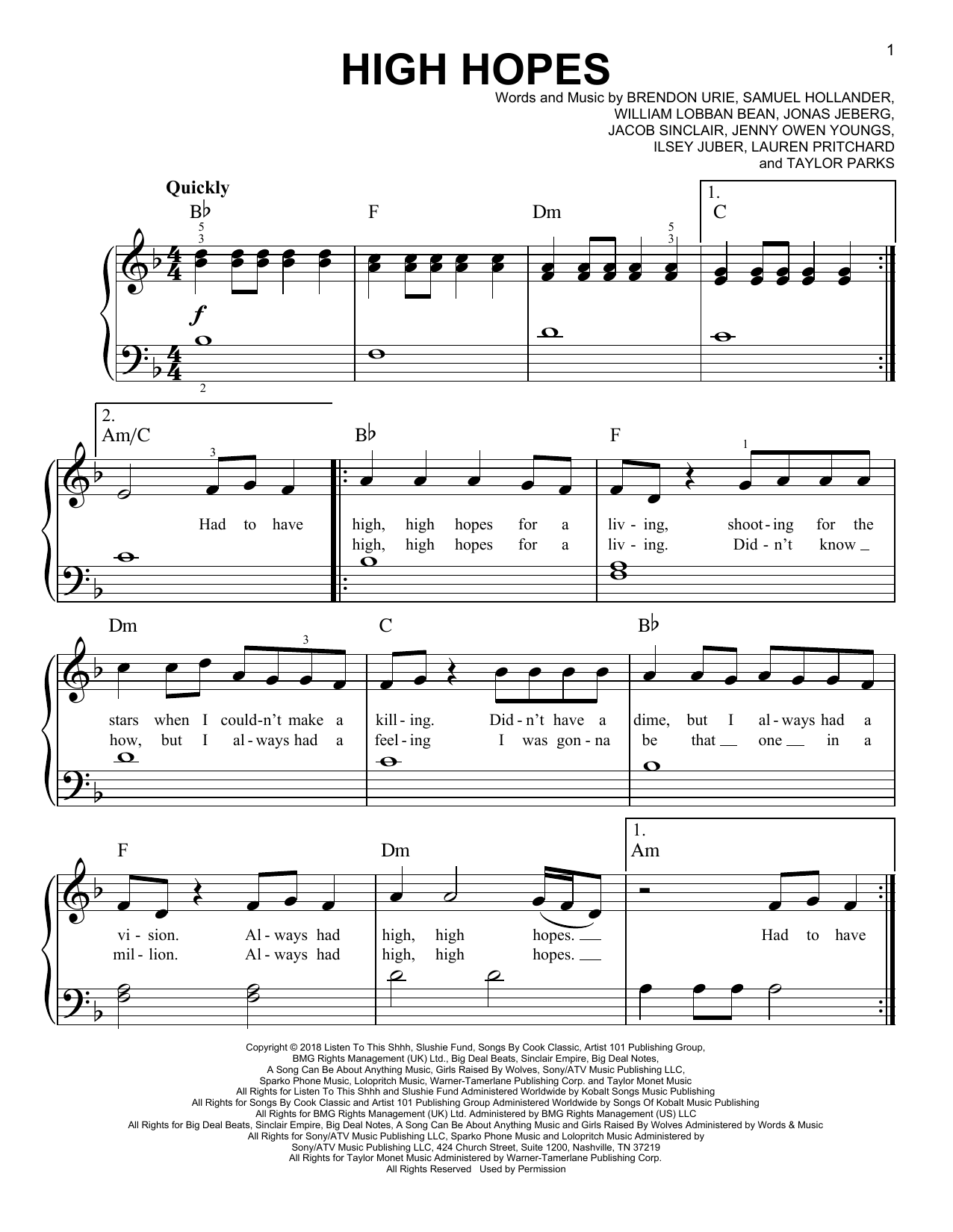 Produktbild zu:  High Hopes - Panic! At The Disco