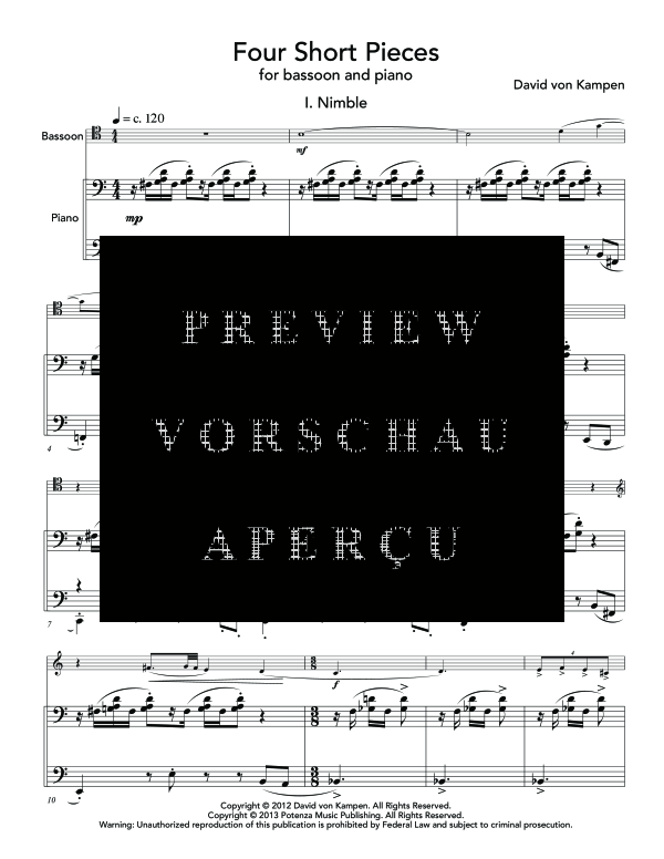 gallery: Four Short Pieces, , (Fagott und Klavier)