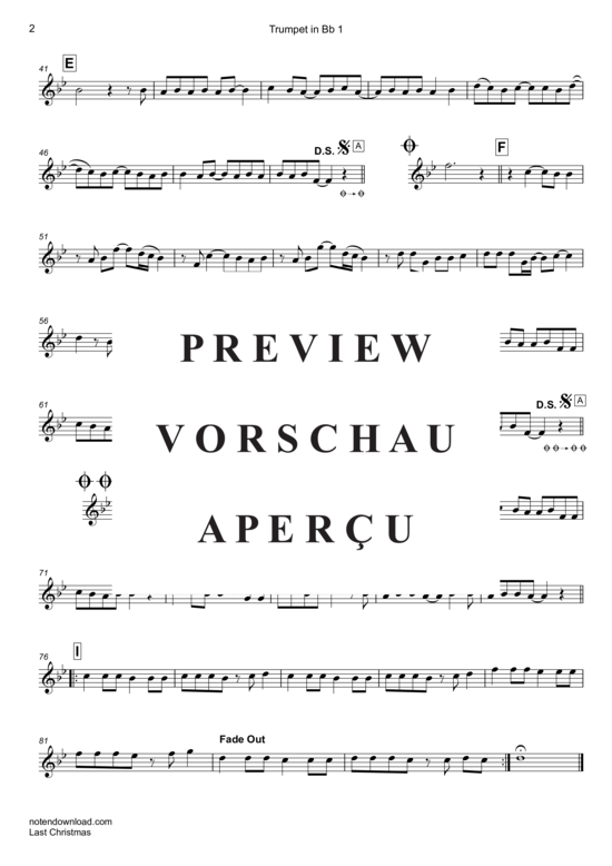 Produktgalerie: Seite 7 von 17 Last Christmas , Michael, George, (Blechbläser Quintett/Ensemble)