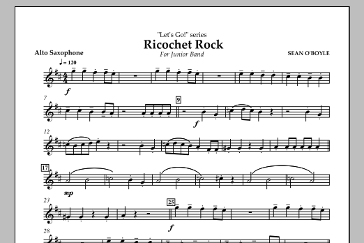 Produktbild zu:  Ricochet Rock - Alto Saxophone - 