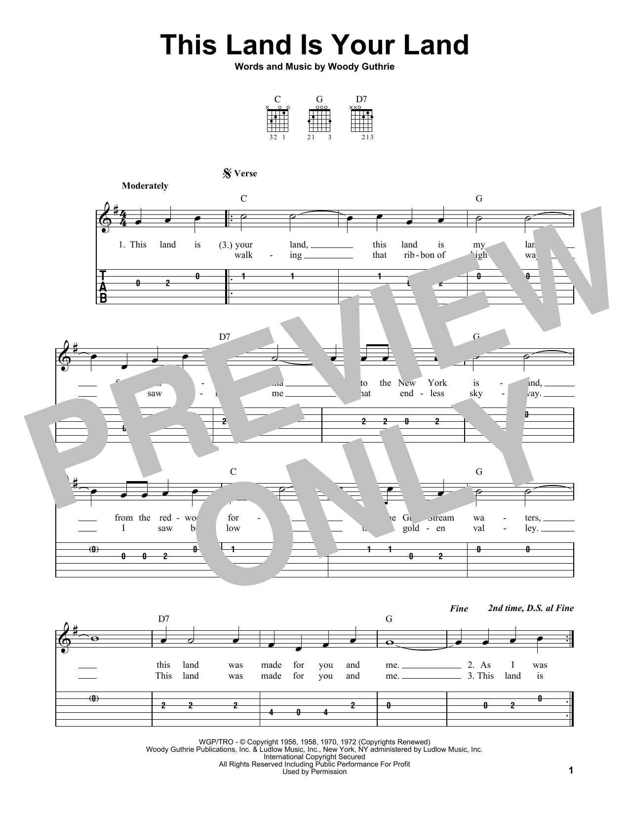 Product gallery: Page 1 of 1 This Land Is Your Land, Woody Guthrie