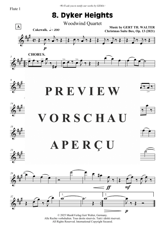 Produktgalerie: Seite 5 von 8 Dyker Heights, , (Holzbläser Quartett)