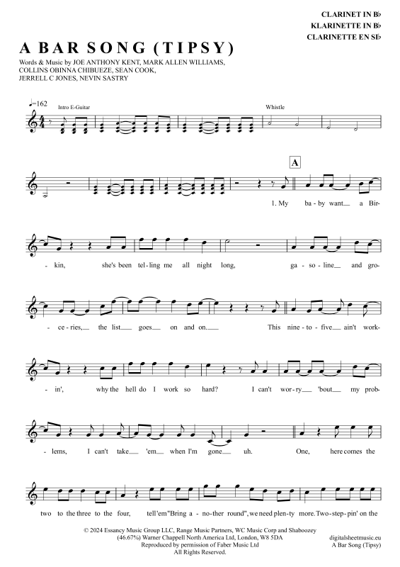 A Bar Song (Tipsy)