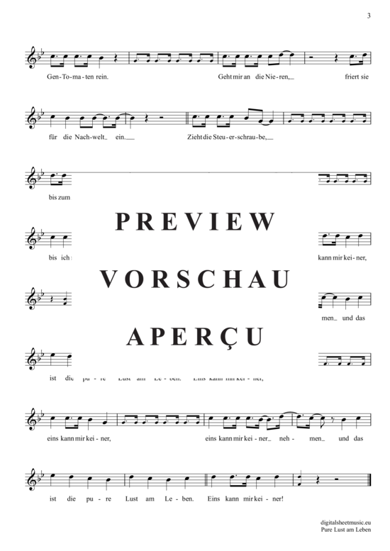 Produktgalerie: Seite 4 von 4 Pure Lust Am Leben , Geier Sturzflug, (Oboe)