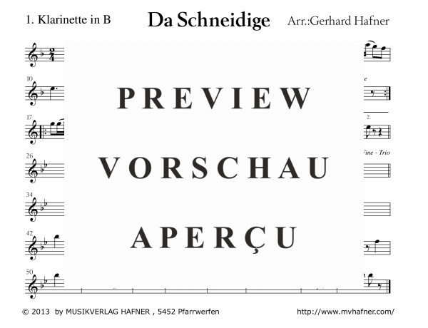 Product gallery: Page 11 of 11 Da Schneidige, , (large wind orchestra)