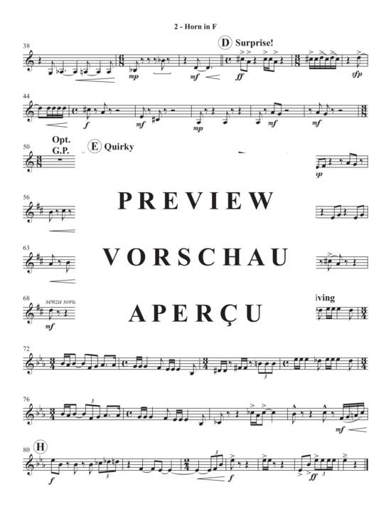 Produktgalerie: Seite 9 von 13 Donnerblitz Trio , , (Blechbläser Trio für Horn in F, Posaune + Tuba)