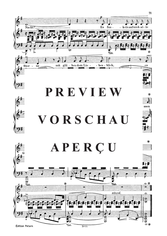 Product gallery: Page 3 of 3 Schöne Fremde, Op.39 No.6, , Low Voice and Piano