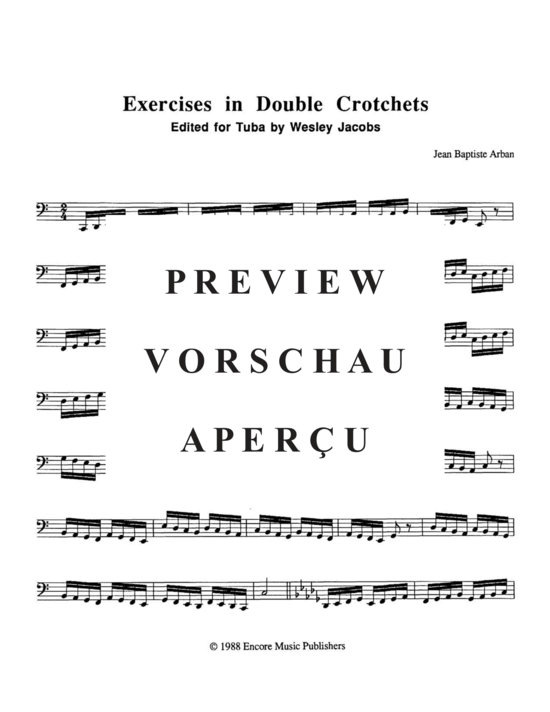 Product gallery: Page 5 of 21 Exercises in Double Crotchets , , (Tuba Solo)