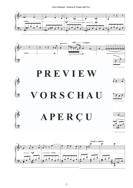 Product gallery: Page 4 of 8 Notturno in F-Dur Op. 6 No. 2, , Solo Piano