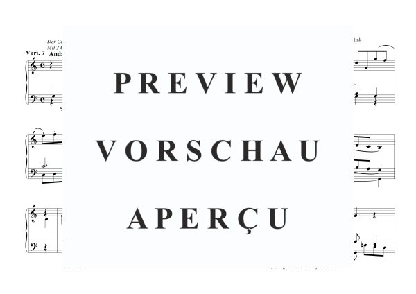Produktgalerie: Seite 11 von 11 Andante mit 8 Variationen Op.70, , Orgel Solo