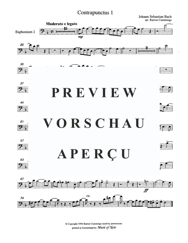 Produktgalerie: Seite 11 von 11 Contrapunctus I, , Tuba Quintett EETTT